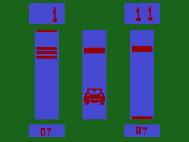 Slot Machine title screen for Atari 2600